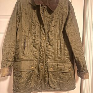 Barbour Olive Beadnell Polarquilt Jacket